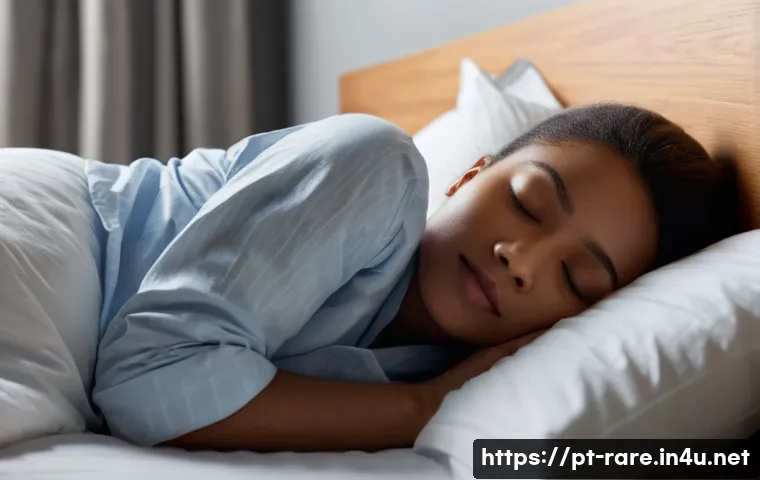 파킨슨병 초기 진단 기준 - **Prompt for Restless Sleep (REM Sleep Behavior Disorder):**
    "A dimly lit bedroom scene at night...